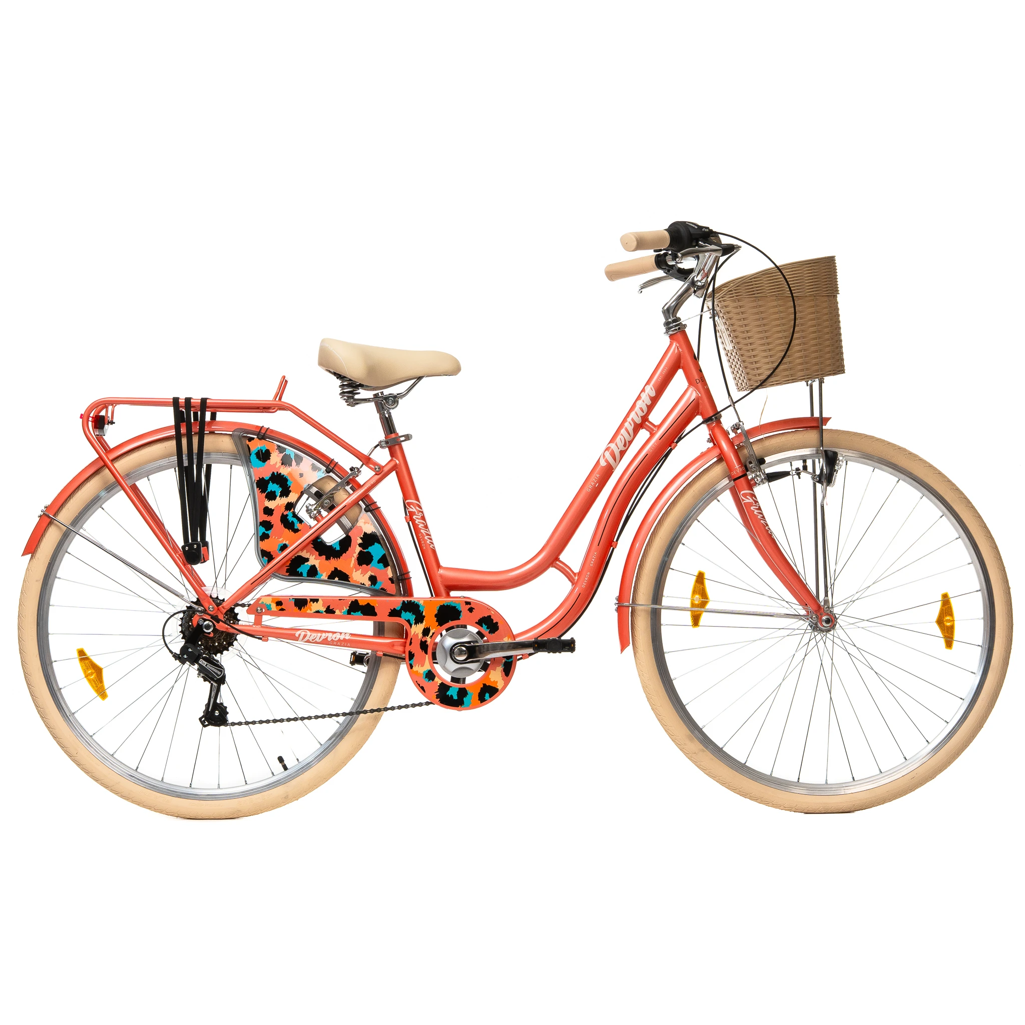 1. Bicicleta Oras Devron Grazia 6S - 28 Inch, L, Portocaliu