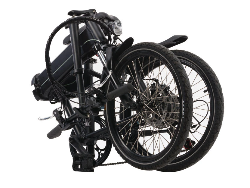 2. Bicicleta Electrica Pliabila Devron 20201 - 20 inch, S, Negru