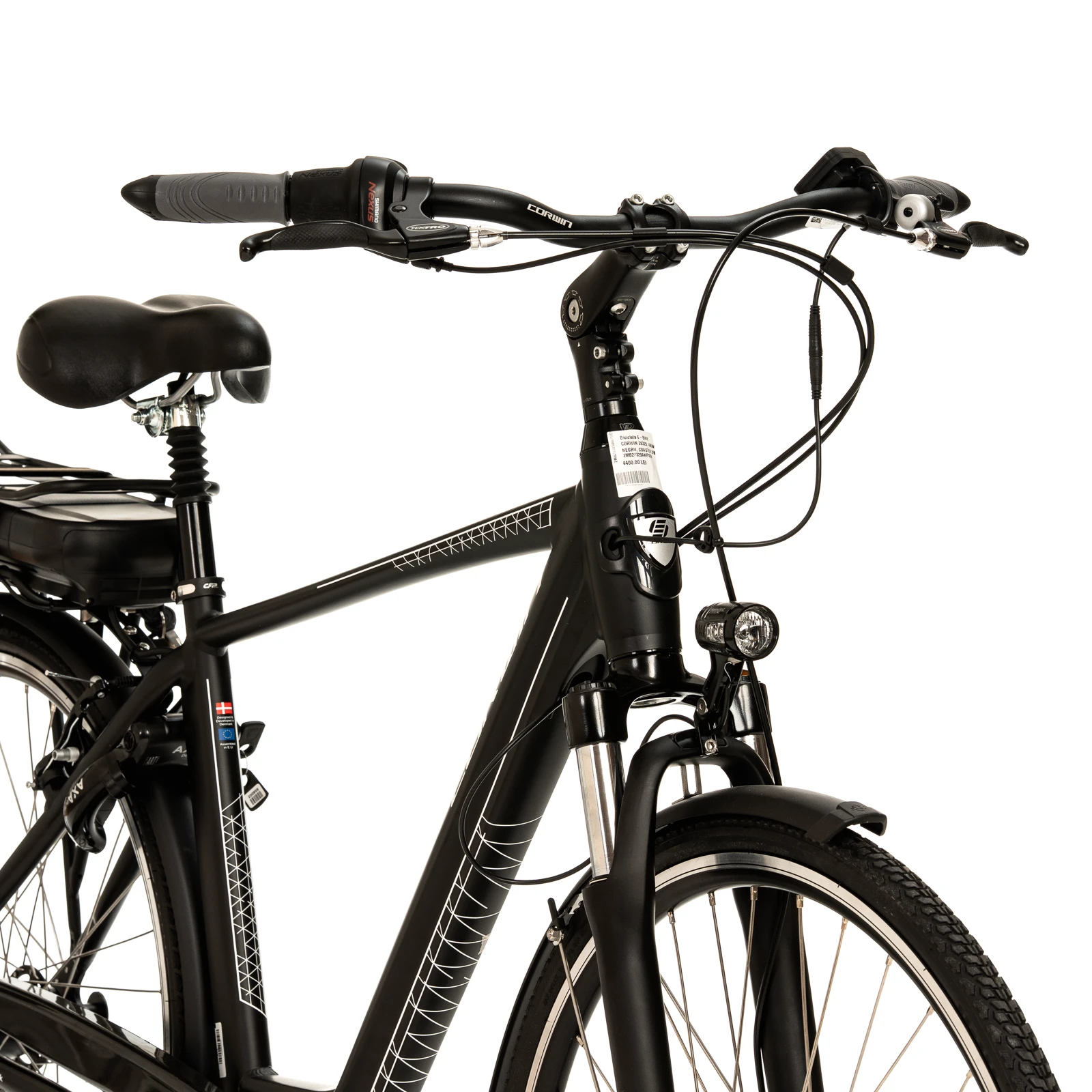 11. Bicicleta Electrica Corwin 28329 - 28 Inch, XL, Negru