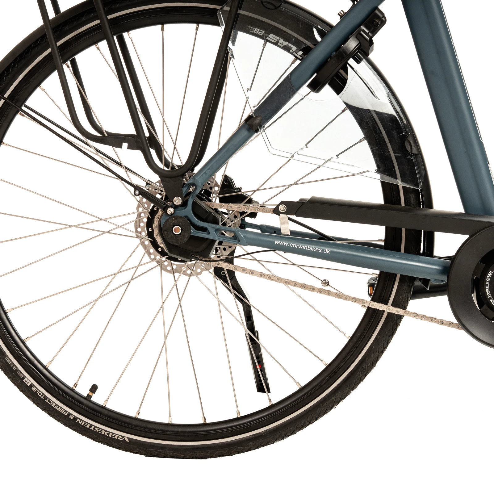 6. Bicicleta Electrica Corwin 28428 - 28 Inch, XL, Albastru
