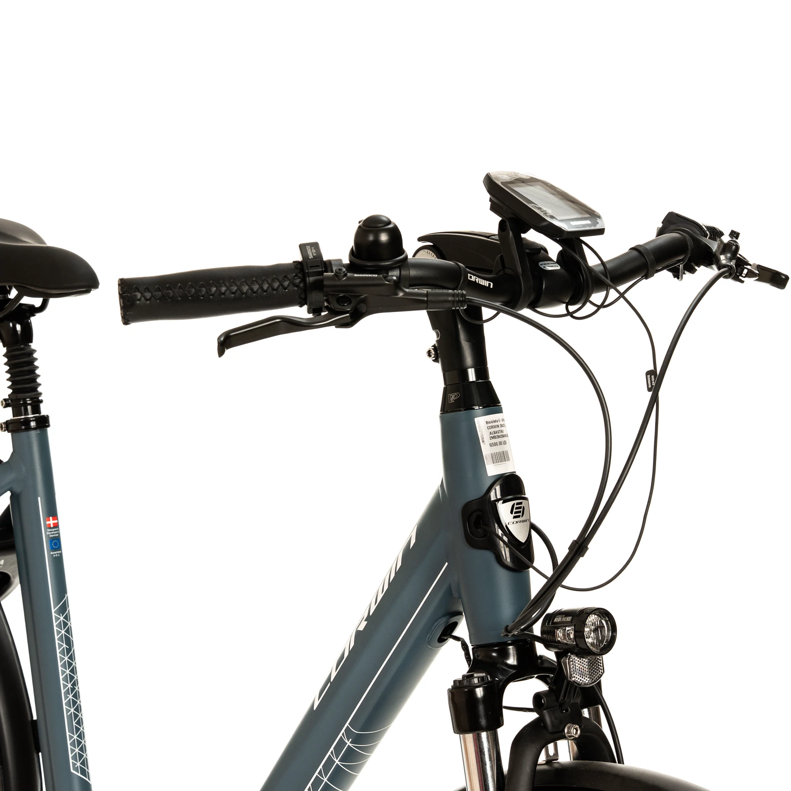 12. Bicicleta Electrica Corwin 28428 - 28 Inch, XL, Albastru