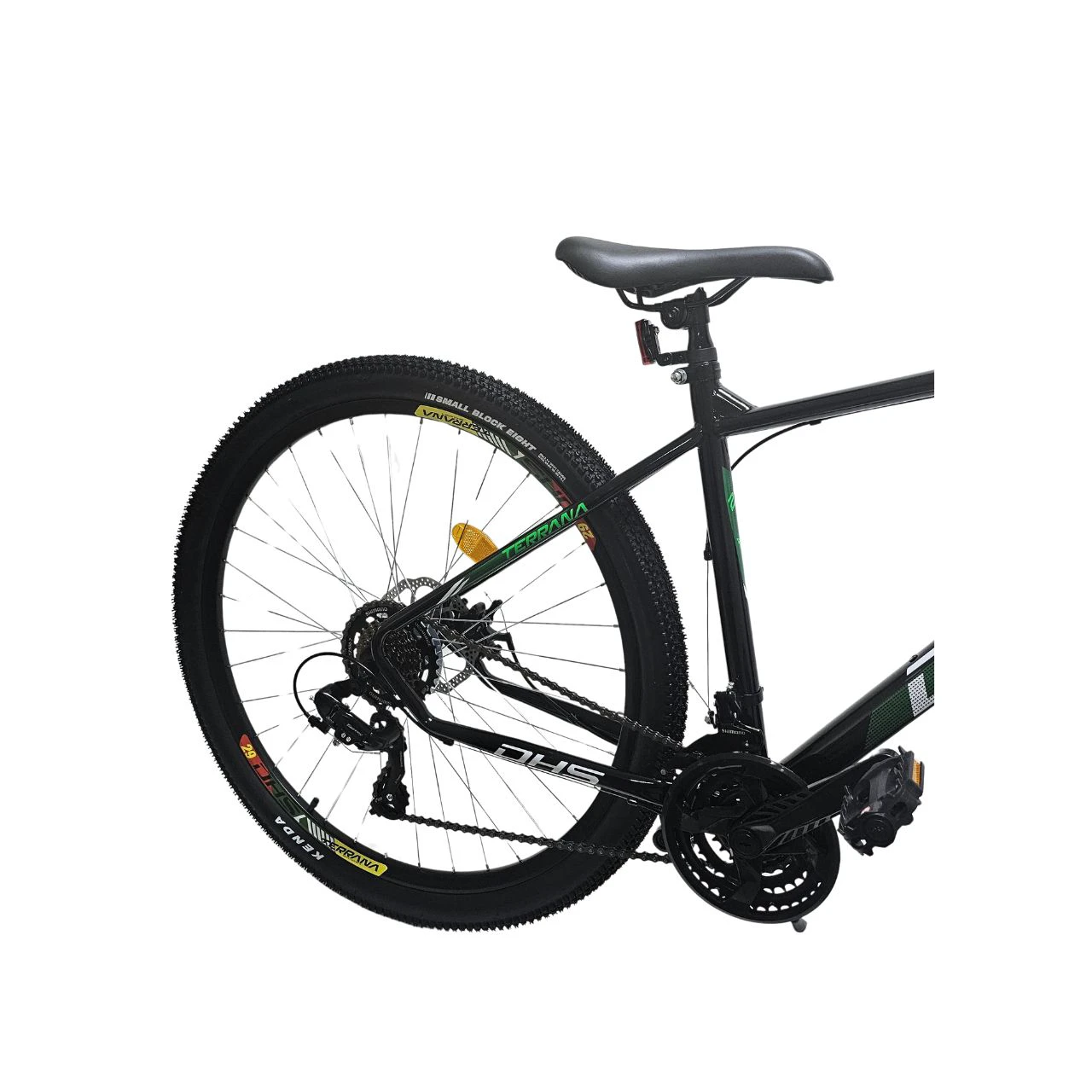 4. Bicicleta Mtb Dhs 2905 - 29 inch, M, Negru-Verde
