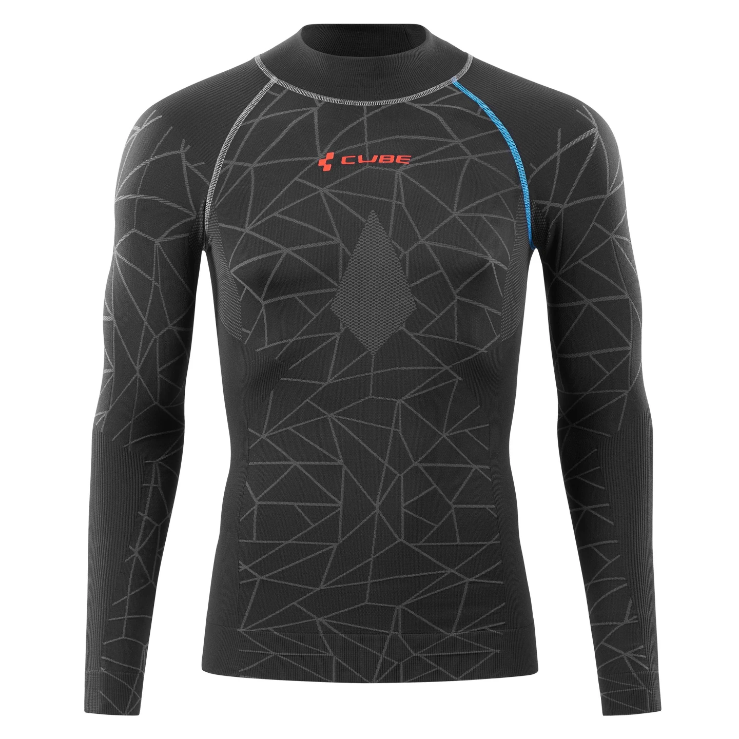 1. BLUZA DE CORP CUBE RACE BE WARM L/S BLACK M