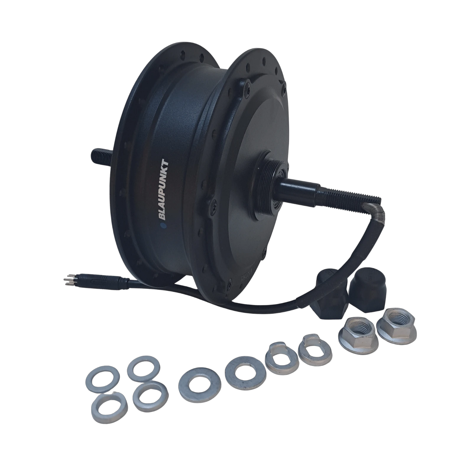 1. Butuc spate 26+28''36V/36H motor Blaupunkt, 220 mm, negru