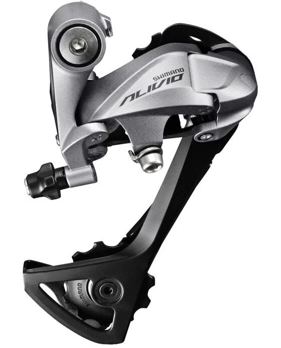 1. Schimbator spate 9 viteze Shimano Alivio SGS ARDT4000SGSL, negru