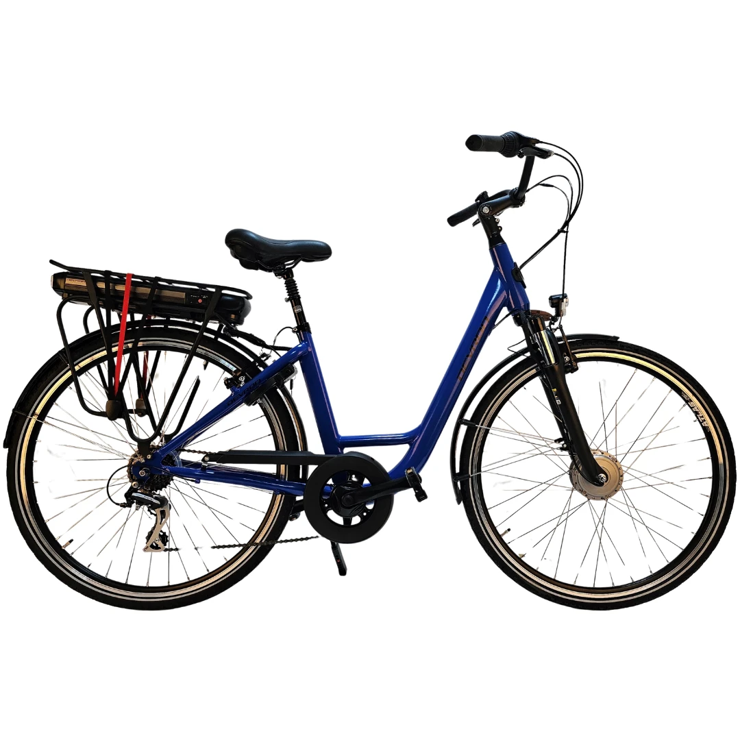Bicicleta electrica Devron 28220 - 28 inch, M, Albastru - 143853