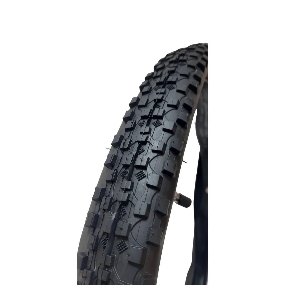 1. Anvelopa si camera MTB, 27.5, 52-584, valva auto 40 mm, negru