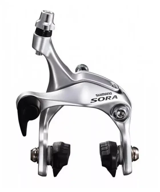 1. Frana etrier Shimano BR 4700 CS51, 12,8 mm, pivot 10,5 mm, piulita ascunsa, saboti R50CT4, negru