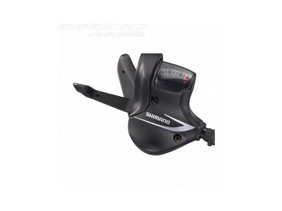 1. Maneta schimbator stanga Shimano Acera SL M360, 3 viteze, cablu 1800 mm