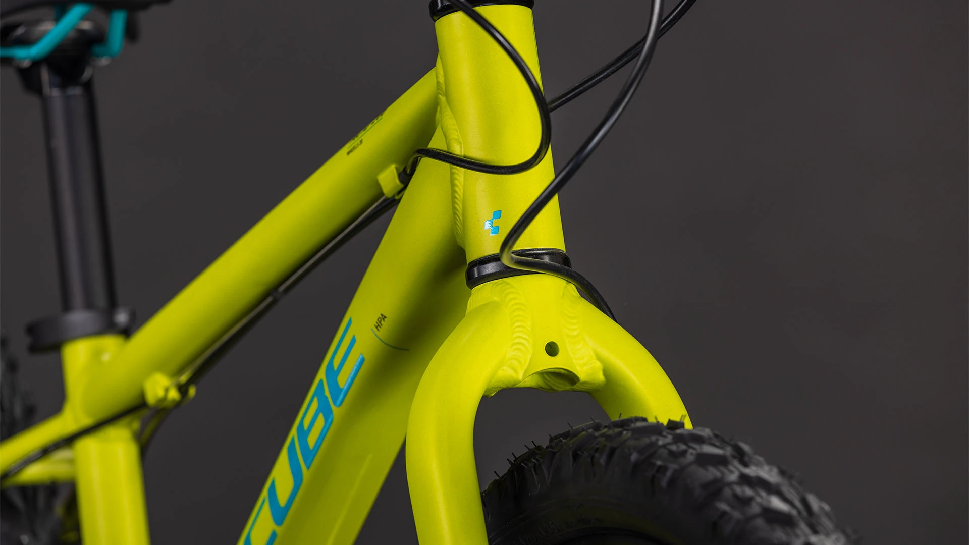 6. Bicicleta Copii Cube Acid 200 Disc Lizard Blue 2026 - 20 inch, Galben-Albastru