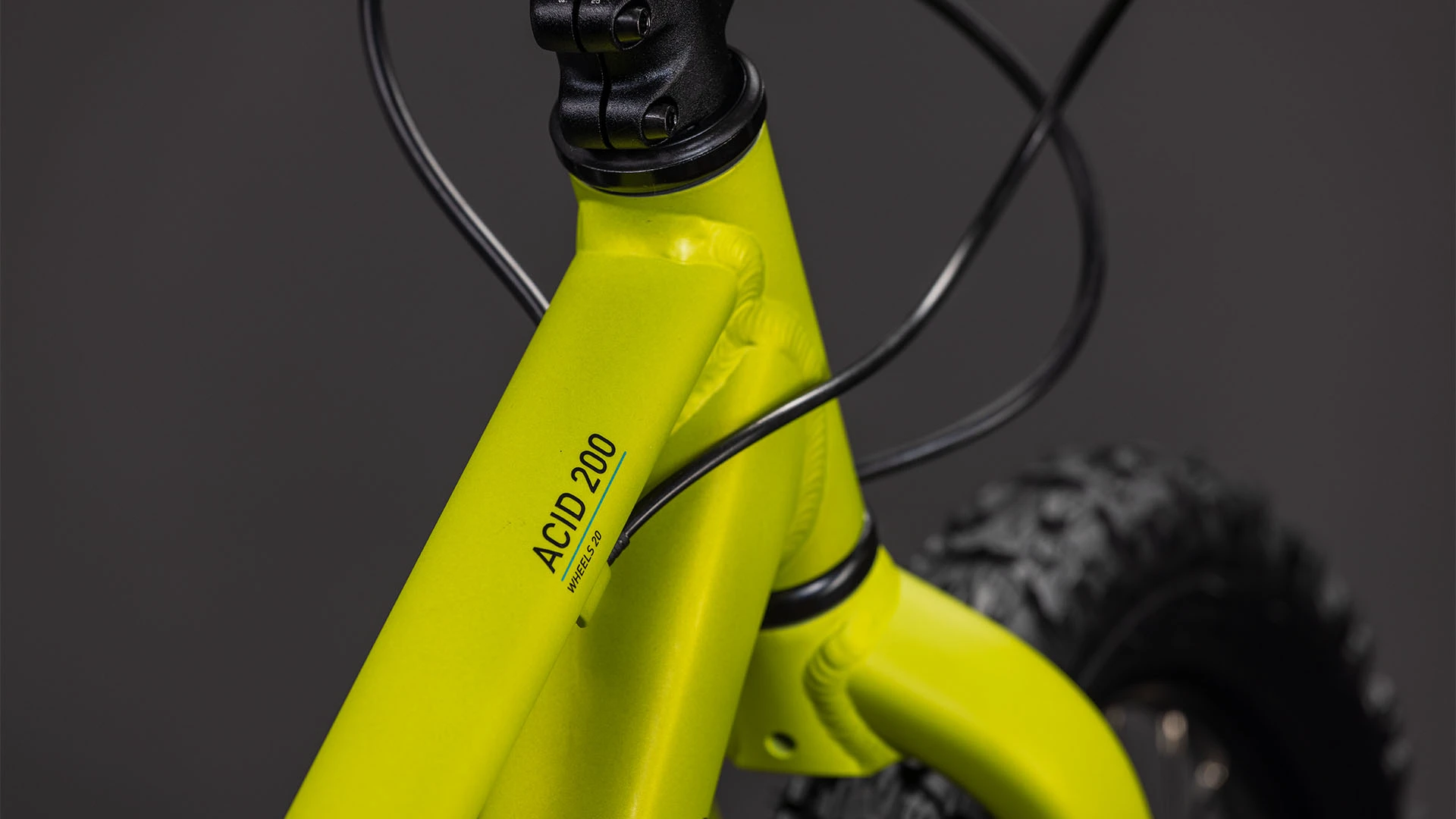 2. Bicicleta Copii Cube Acid 200 Disc Lizard Blue 2026 - 20 inch, Galben-Albastru