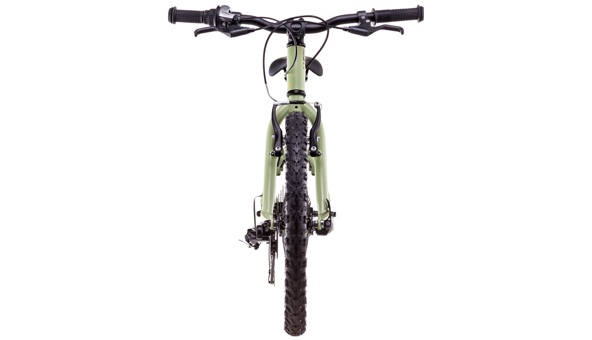 3. Bicicleta Copii Cube Acid 200 Lightolive Orange 2026 - 20 inch, Verde-Portocaliu