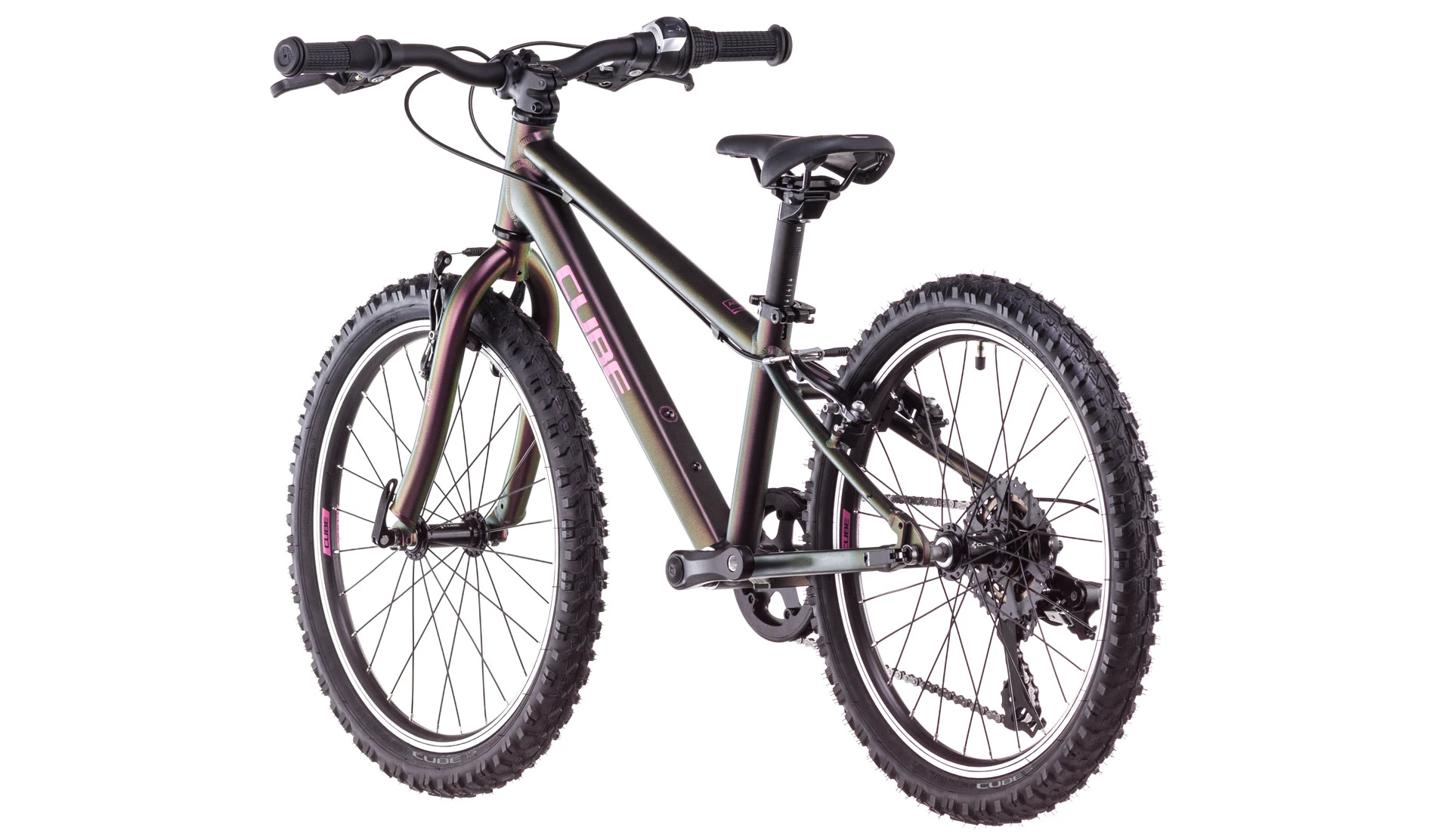 6. Bicicleta Copii Cube Acid 200 Molotov Pink 2026 - 16 inch, Violet-Roz