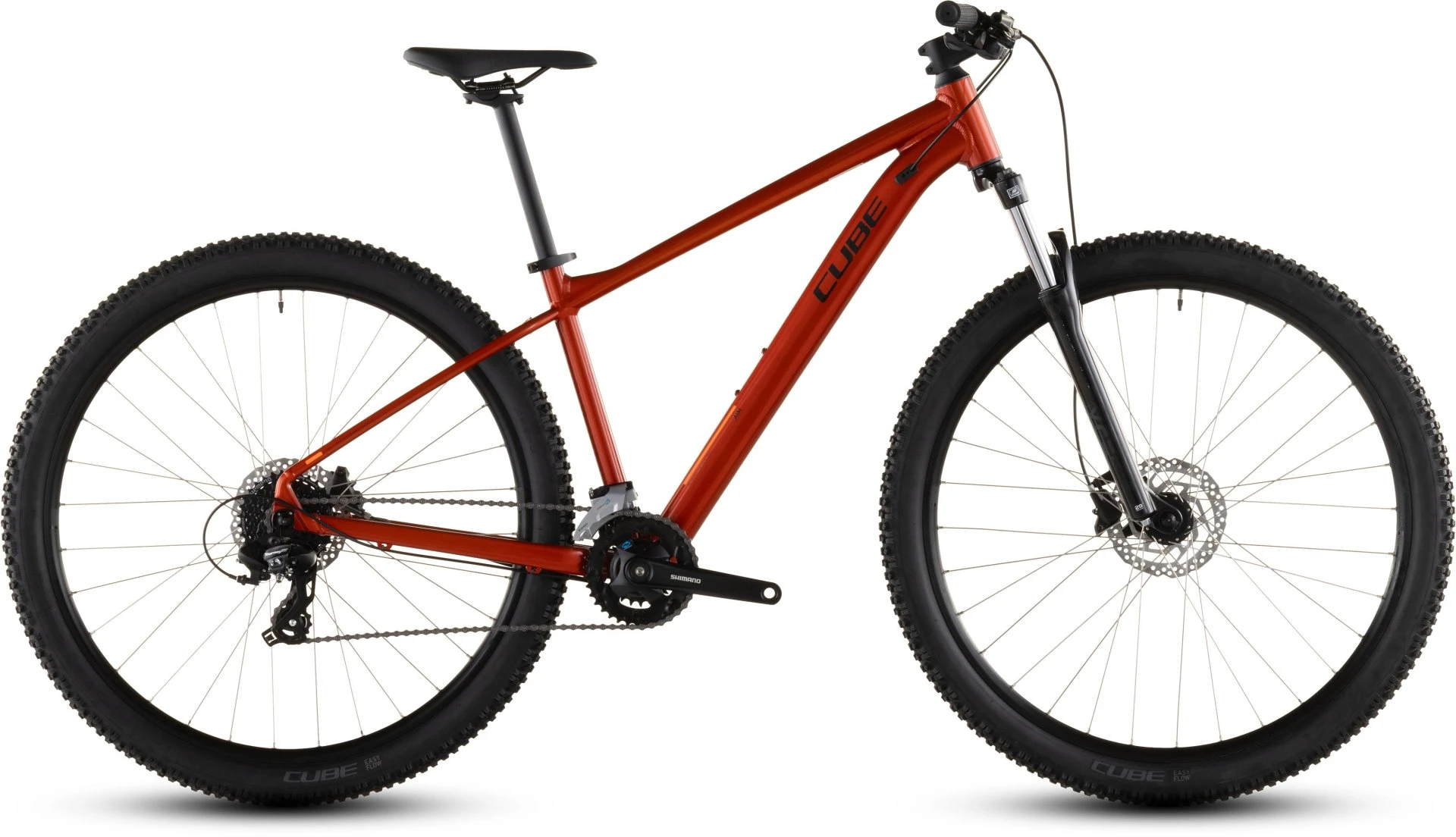 1. Bicicleta Mtb Cube Aim One Sundowner Black 2026 - 29 Inch, M, Rosu