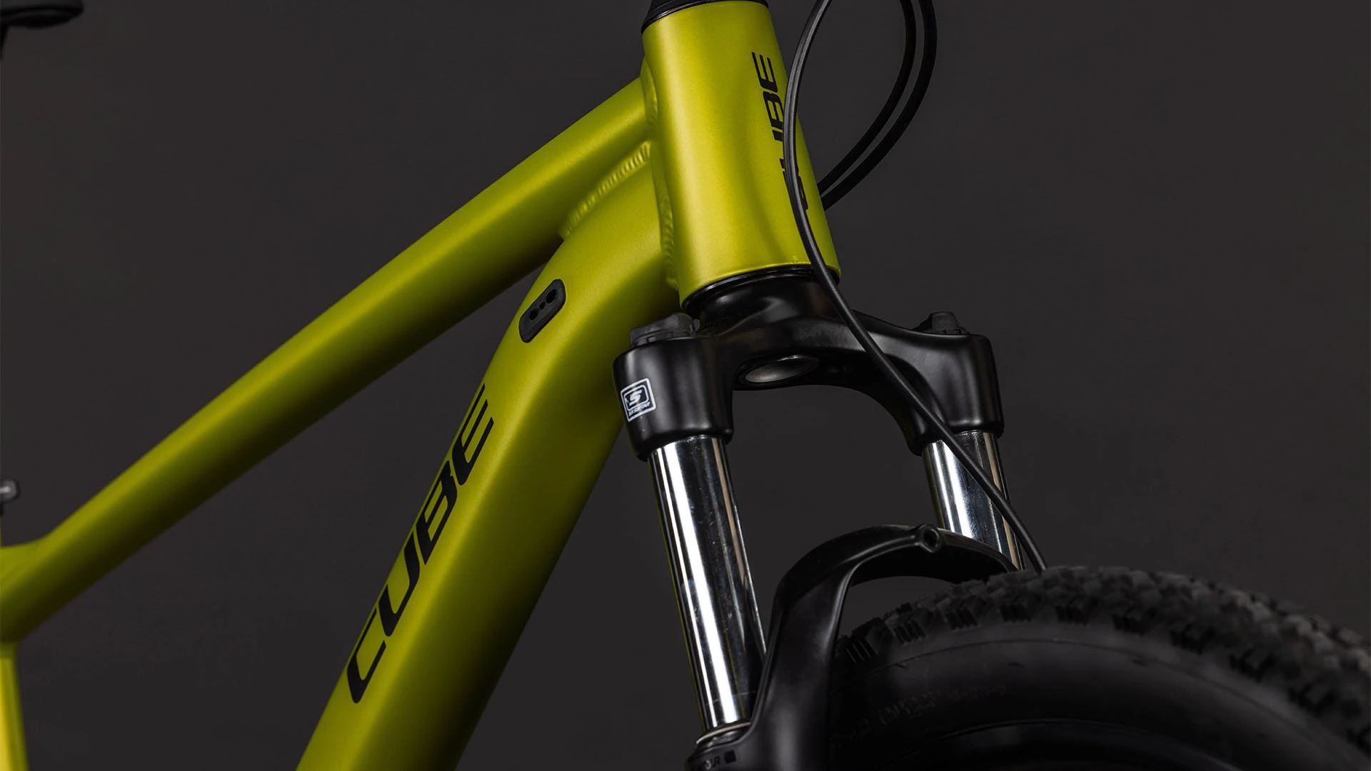 5. Bicicleta Mtb Cube Aim Pro Lizard Black 2026 - 29 Inch, XL, Galben