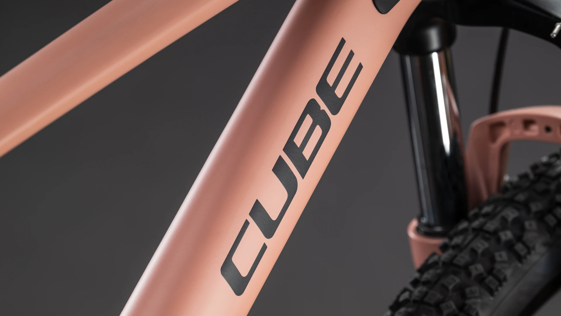 3. Bicicleta Mtb Cube Aim Slx Blushrose Black 2026 - 27.5 Inch, S, Roz