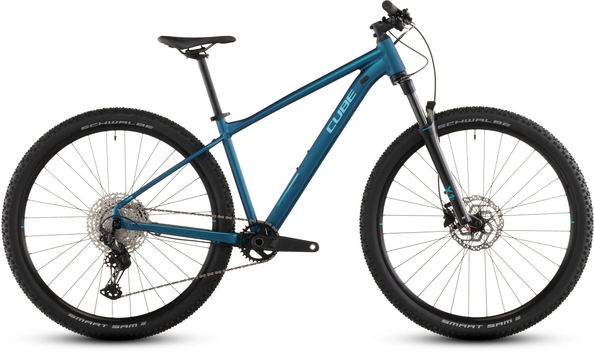1. Bicicleta Mtb Cube Attention Pro Electricblue Blue 2026 - 29 Inch, M, Albastru