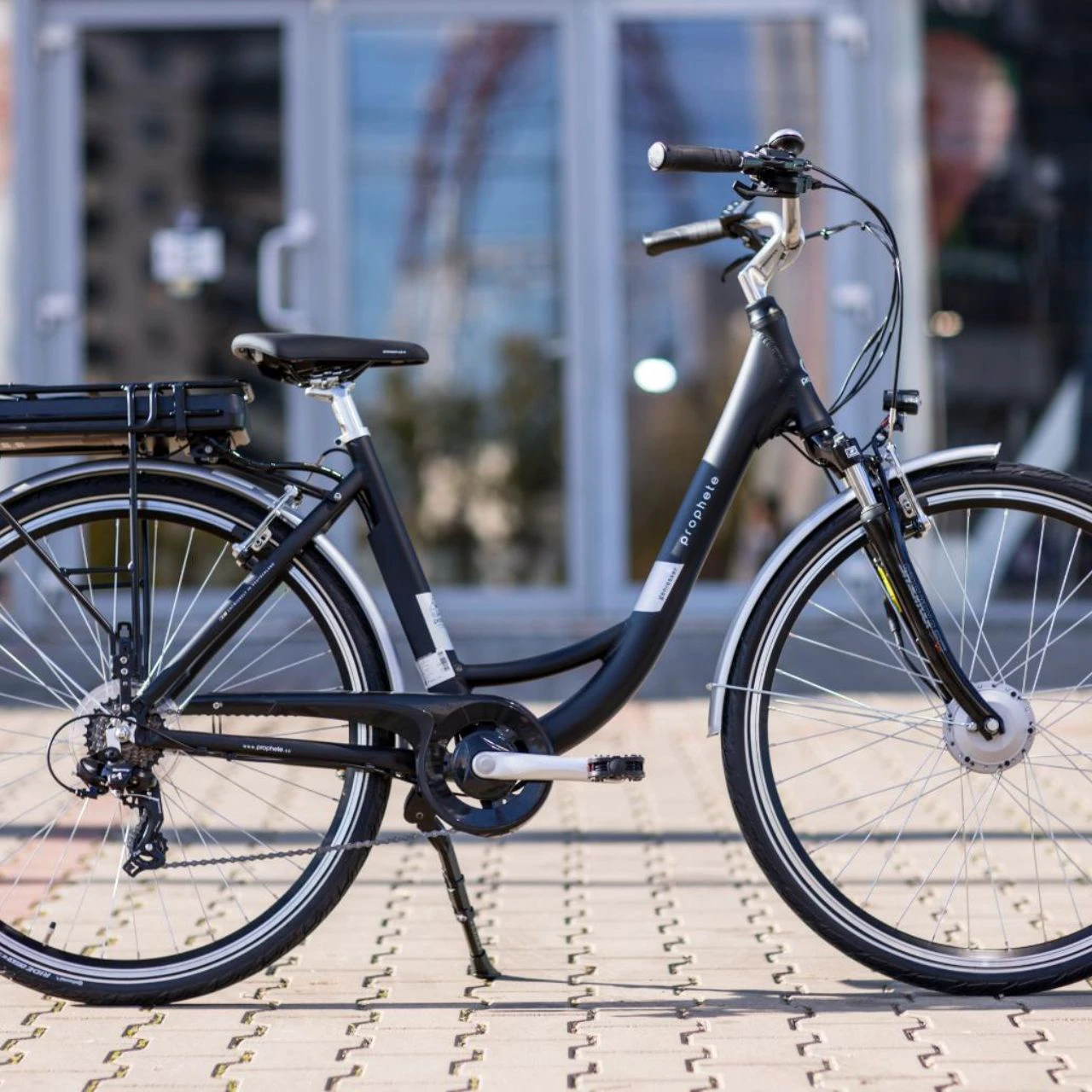 3. Bicicleta electrica Prophete 52230 - 28 inch, M, Negru