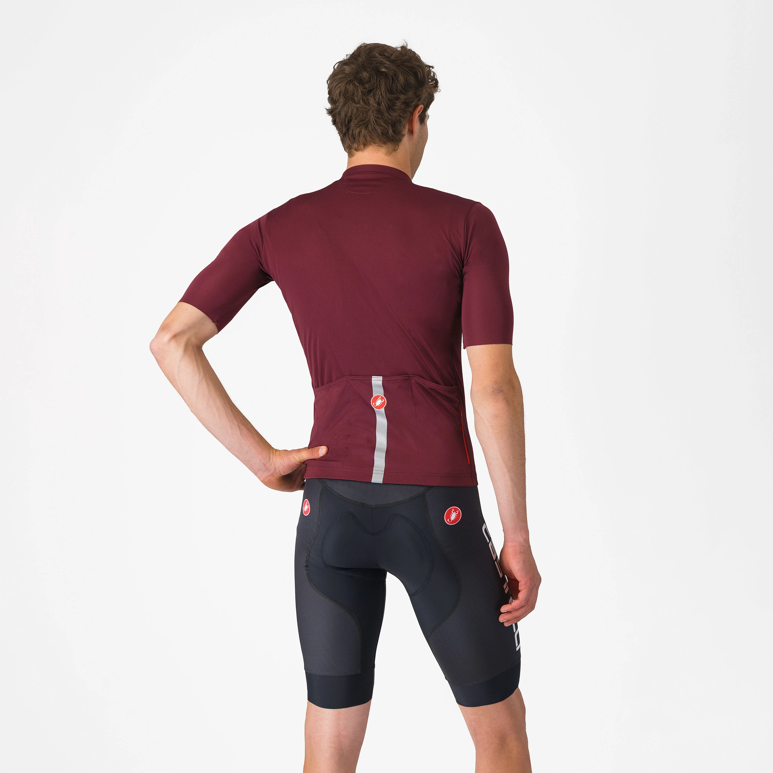 2. Castelli - pantaloni ciclism scurti cu bretele - Competizione 2 Kit Bibshort - 15-35 gr C - negru