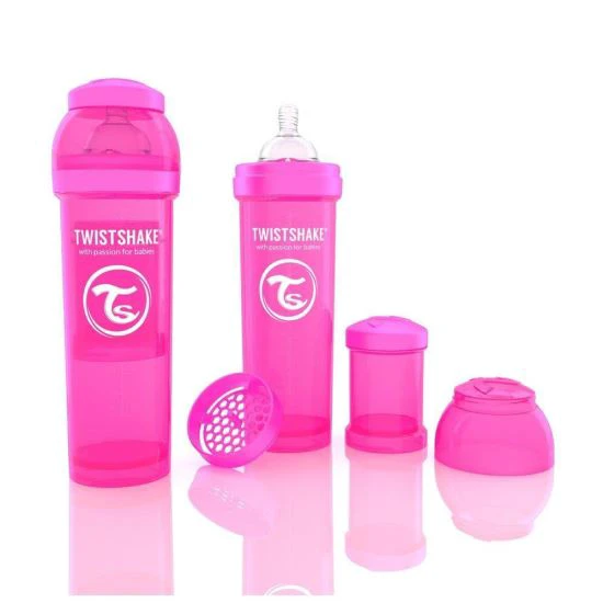 Biberon Anticolici Twistshake 330 Ml - Roz - 147339