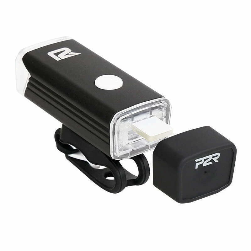 2. Set Lumini Bicicleta P2R NITION 10C USB, Acumulator Li-Pol, Negru