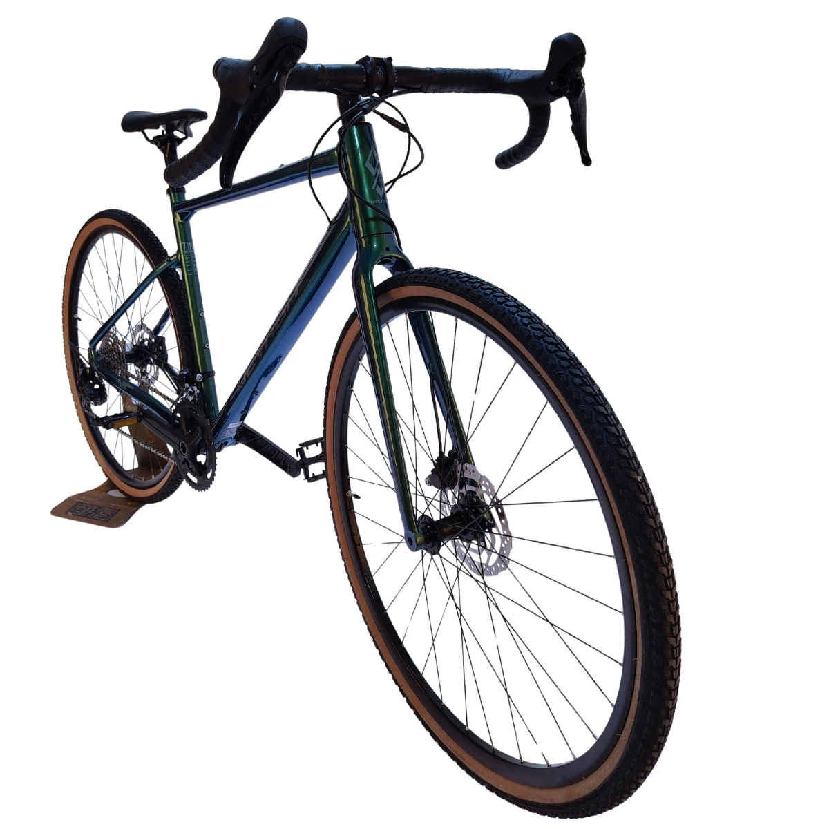 2. Bicicleta Gravel Devron 1.0 - 28 inch, L, Verde