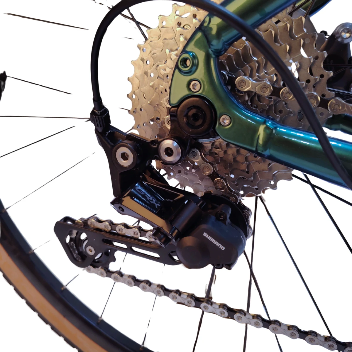3. Bicicleta Gravel Devron 1.0 - 28 inch, L, Verde