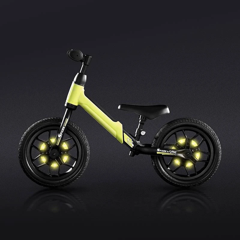 3. Bicicleta Copii QPlay Spark - 12 Inch, Verde