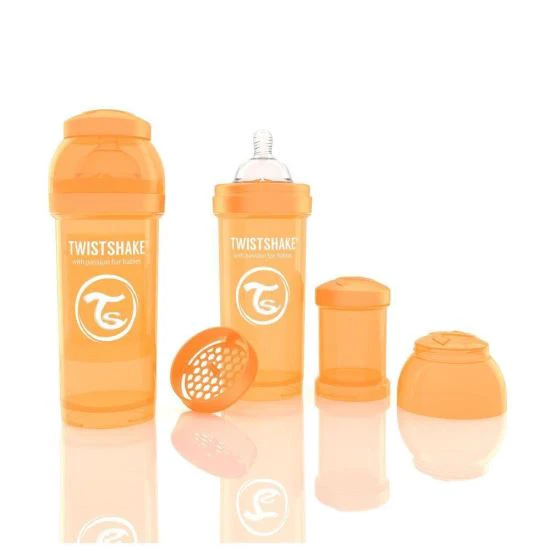 1. Biberon Anticolici Twistshake 260 Ml - Portocaliu