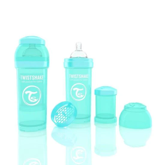 1. Biberon Anticolici Twistshake 260 Ml - Turcoaz