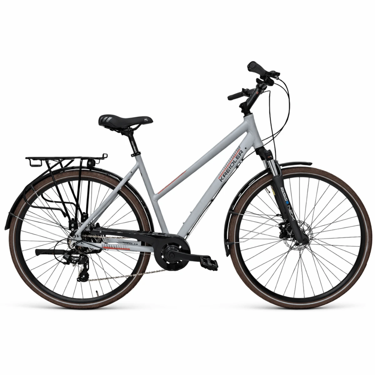 1. Bicicleta Trekking Kreidler 52856 - 28 inch, M, Gri