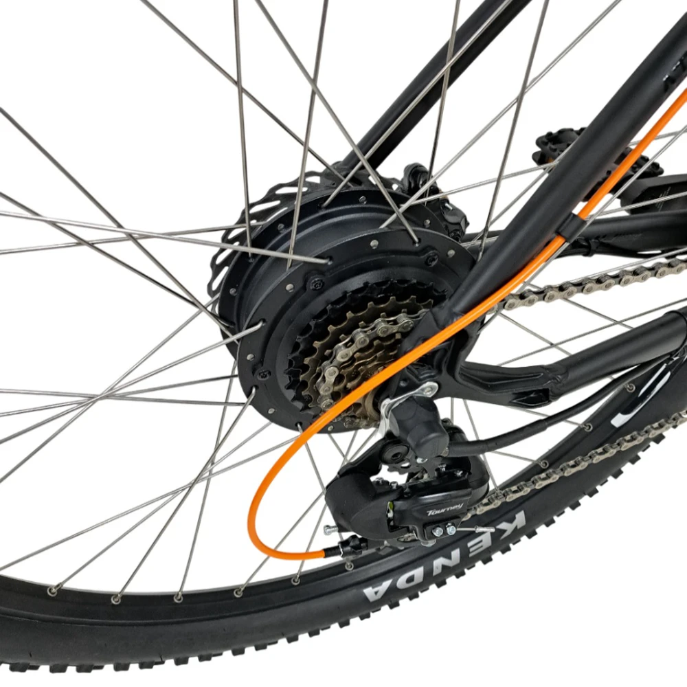 4. Bicicleta electrica MTB DHS 52432 - 29 inch, L, Negru