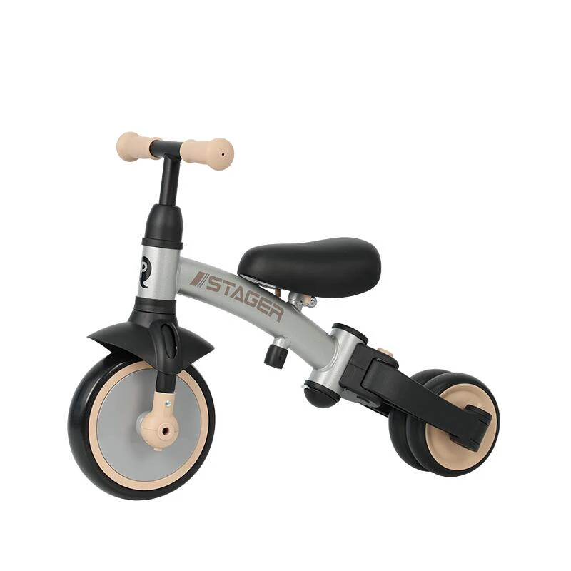 7. Tricicleta evolutiva pliabila Qplay STAGER Argintiu