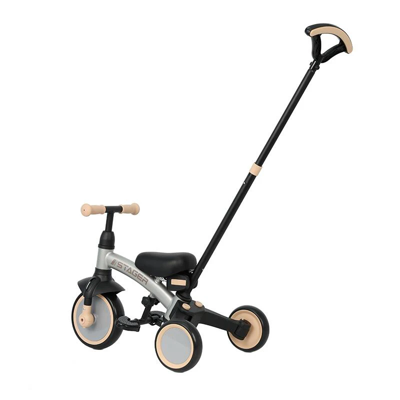 2. Tricicleta evolutiva pliabila Qplay STAGER Argintiu