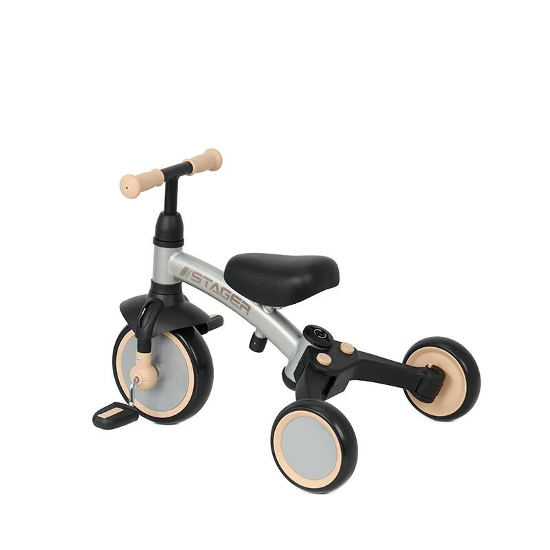 5. Tricicleta evolutiva pliabila Qplay STAGER Argintiu