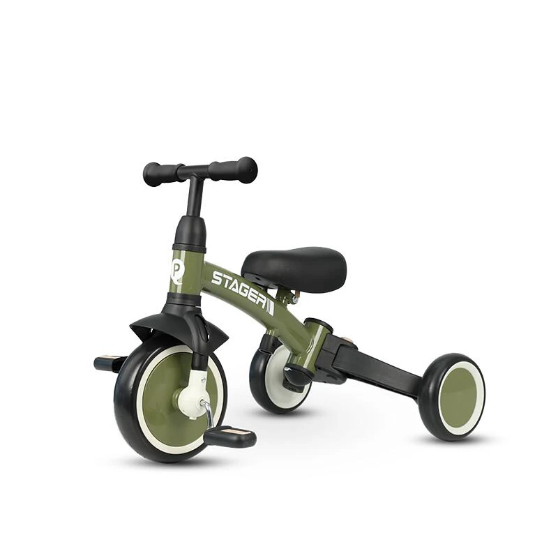 2. Tricicleta evolutiva pliabila Qplay STAGER Verde
