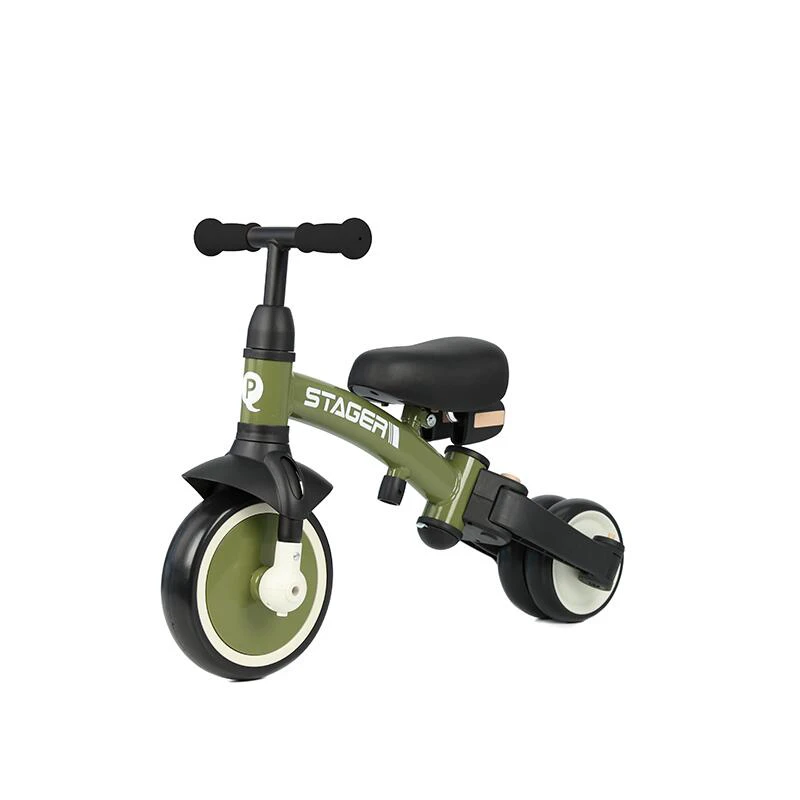 4. Tricicleta evolutiva pliabila Qplay STAGER Verde