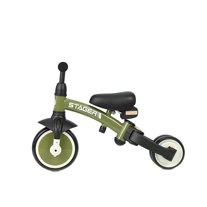 5. Tricicleta evolutiva pliabila Qplay STAGER Verde