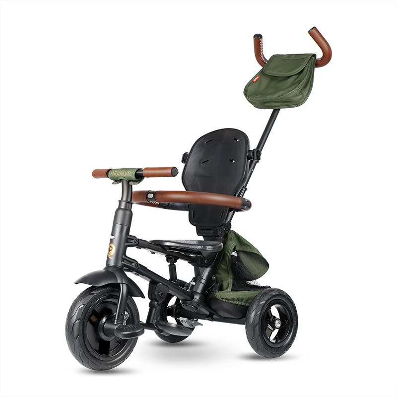 4. Tricicleta pliabila Qplay Rito Deluxe Verde-Maslina