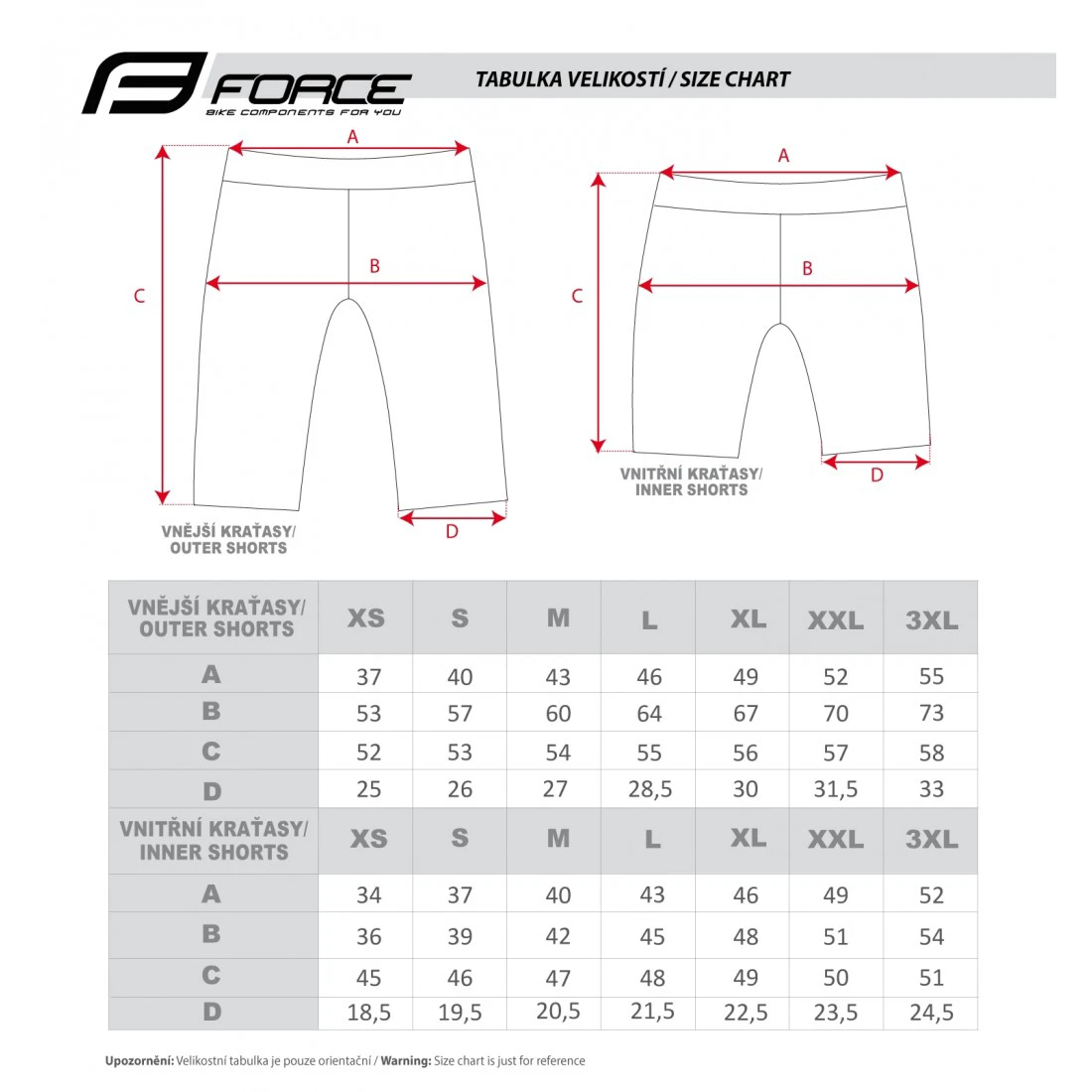 8. Pantaloni Force Blade MTB cu sub-pantaloni cu bazon rosu M