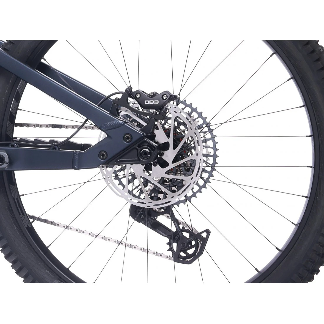 4. Bicicleta Rock Machine Whizz FS II 90 AXS 27.5/29 Matte Deep Ocean Blue 16.0 - (M)