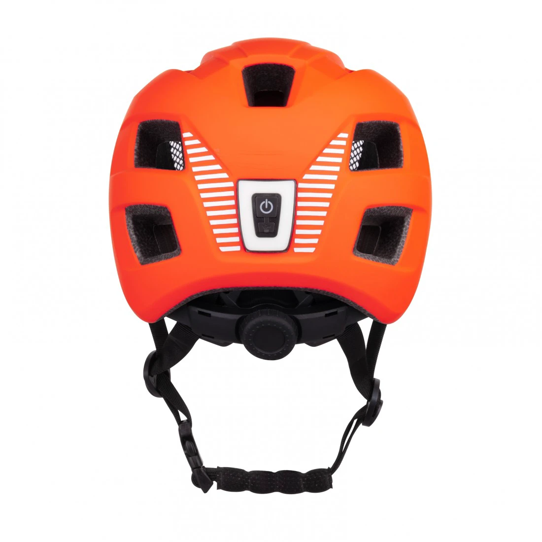 3. Casca Force Zebu cu lumina, orange L-XL (57-61 cm)