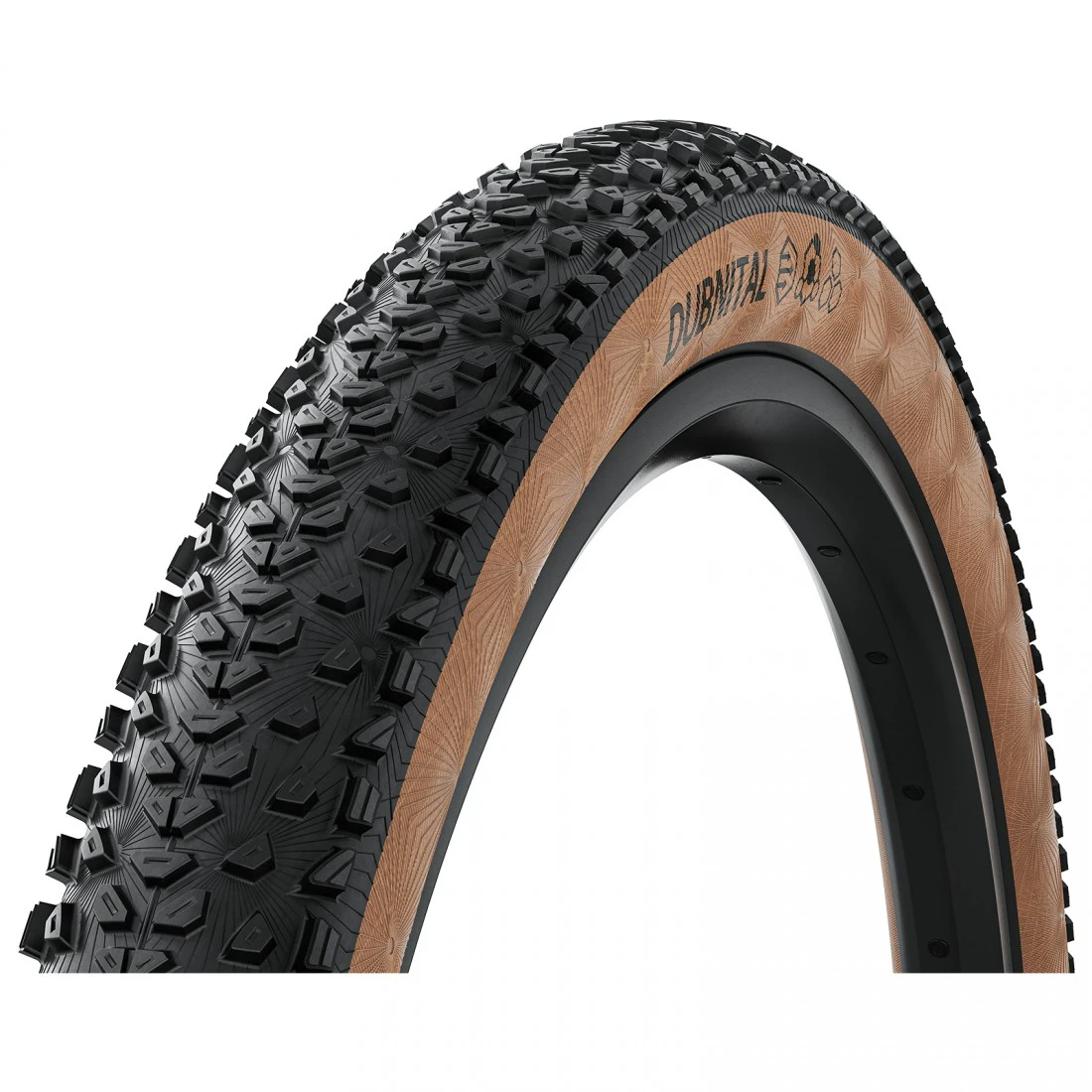 1. Anvelopa pliabila Continental Dubnital Race Grip 60-622 (29 X 2.40) Grip comp, Tubeless Ready, black/transparent