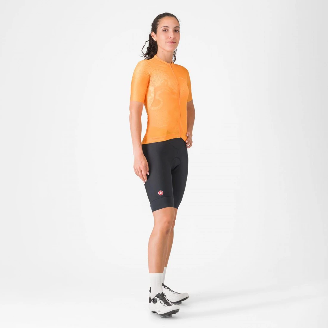 5. Pantaloni scurti Castelli Prima 2, pentru femei, negru/negru, S
