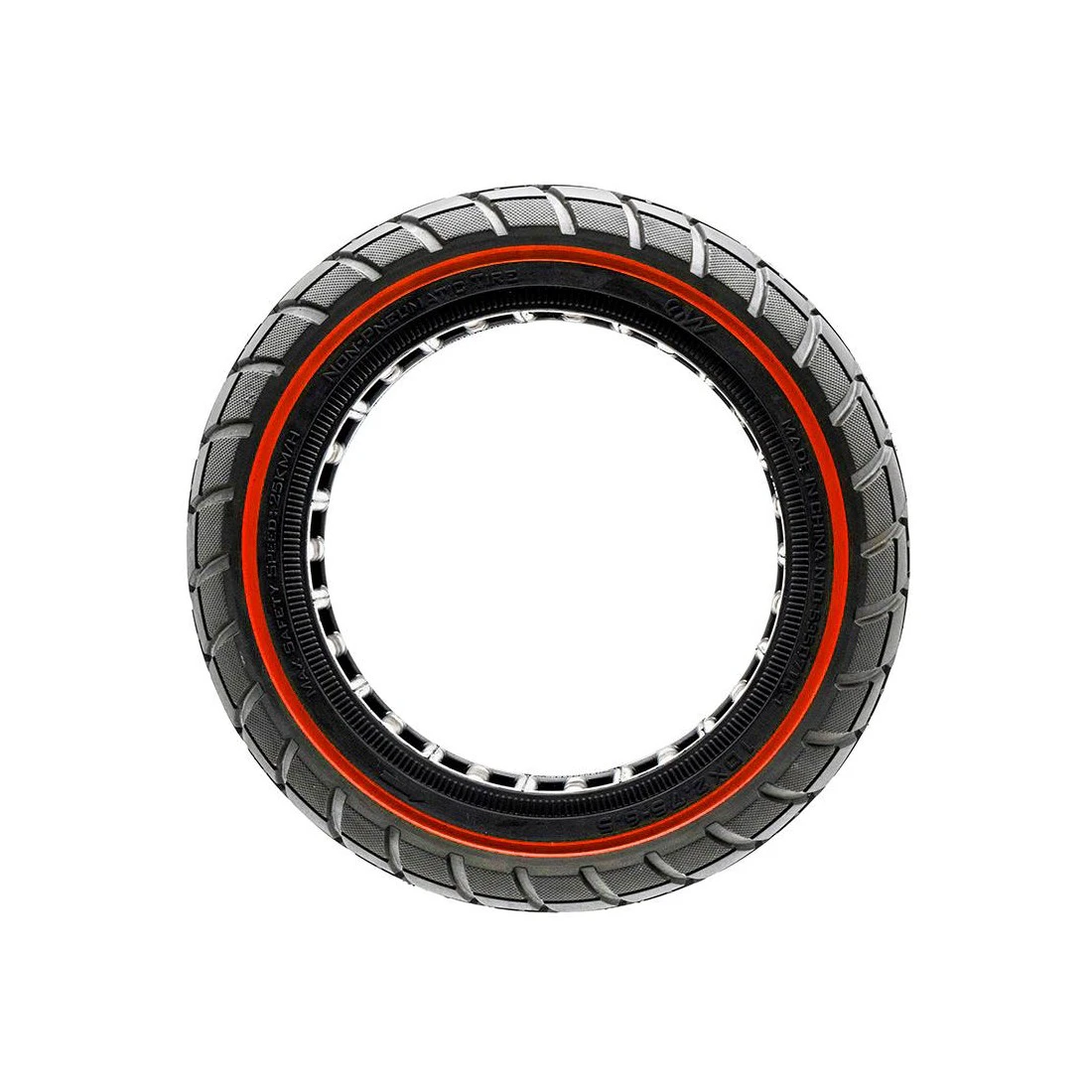 1. Anvelopa plina trotineta Ultra-Light E-Wheel 10x2.75-6.5/B55 - Red line