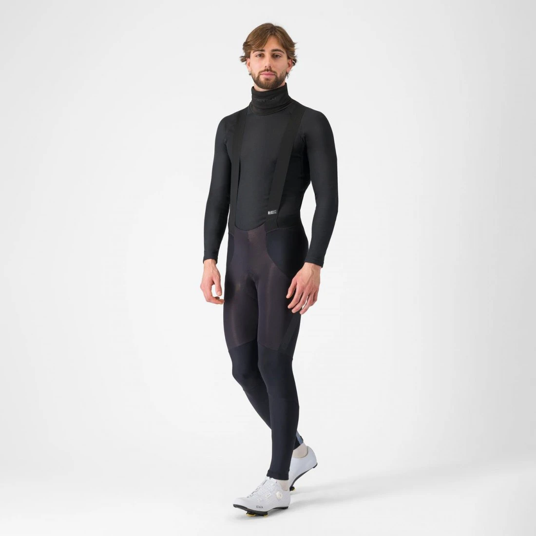 5. Bluza de corp cu guler Castelli Flanders Neck Warm Negru S