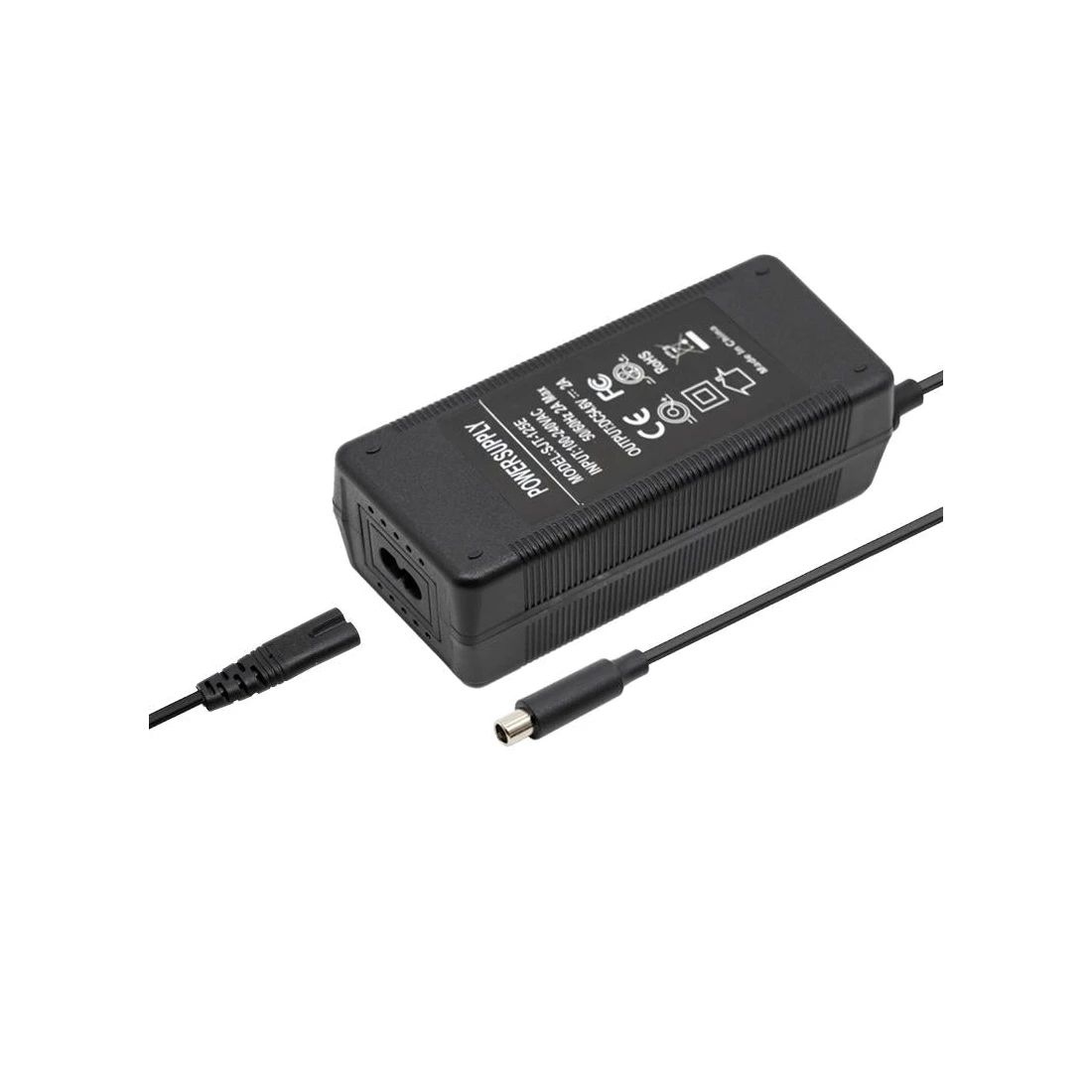 1. Incarcator baterie trotineta 48V 2A (output 54.6V) conector DC 8mm