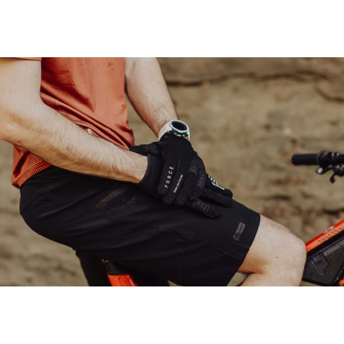 5. Pantaloni Scurti Force Mount MTB Negri XL