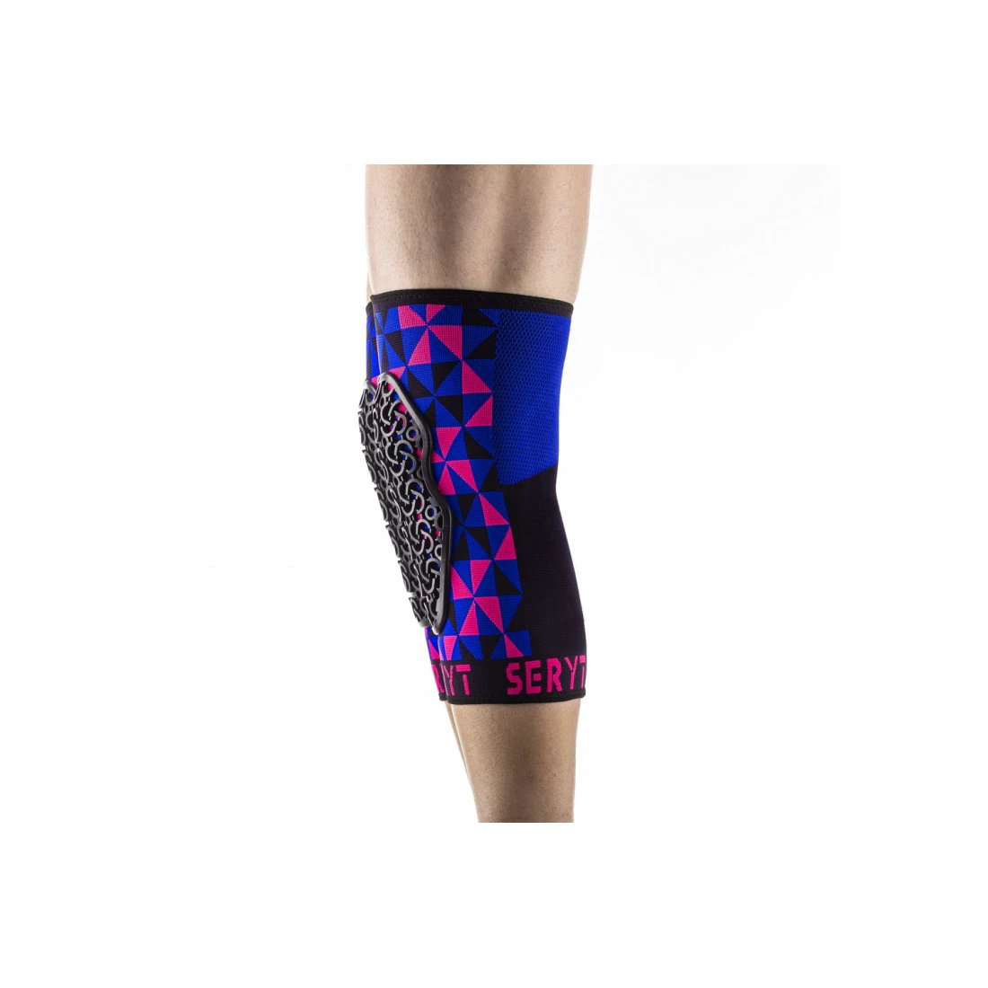 8. Protectii genunchi Seryt Arlecchino Pink Blue L/XL