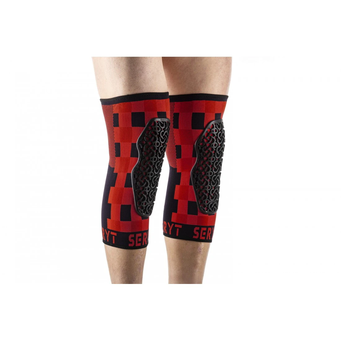 3. Protectii genunchi Seryt Checker Red M